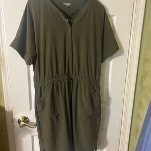 Talbots Sage Green Blouse with Buttons